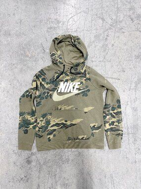 Nike Women's Camo Hoodie 'The Force Is Female' Detail, Size Small